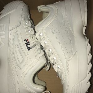 White NEW Filas